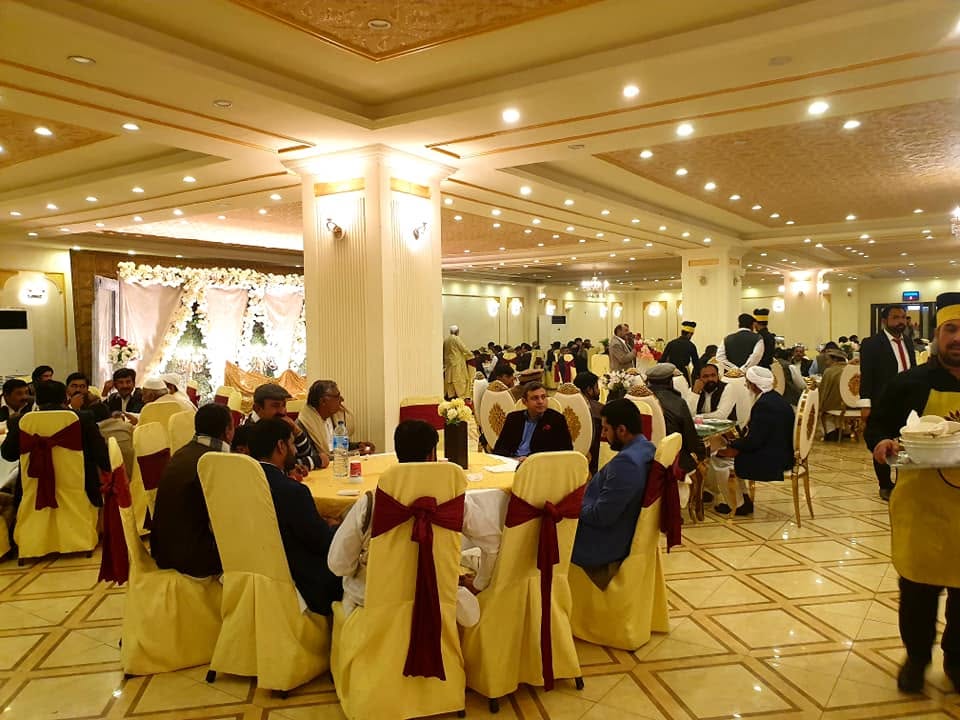 Grand banquet hall event at Primecastle