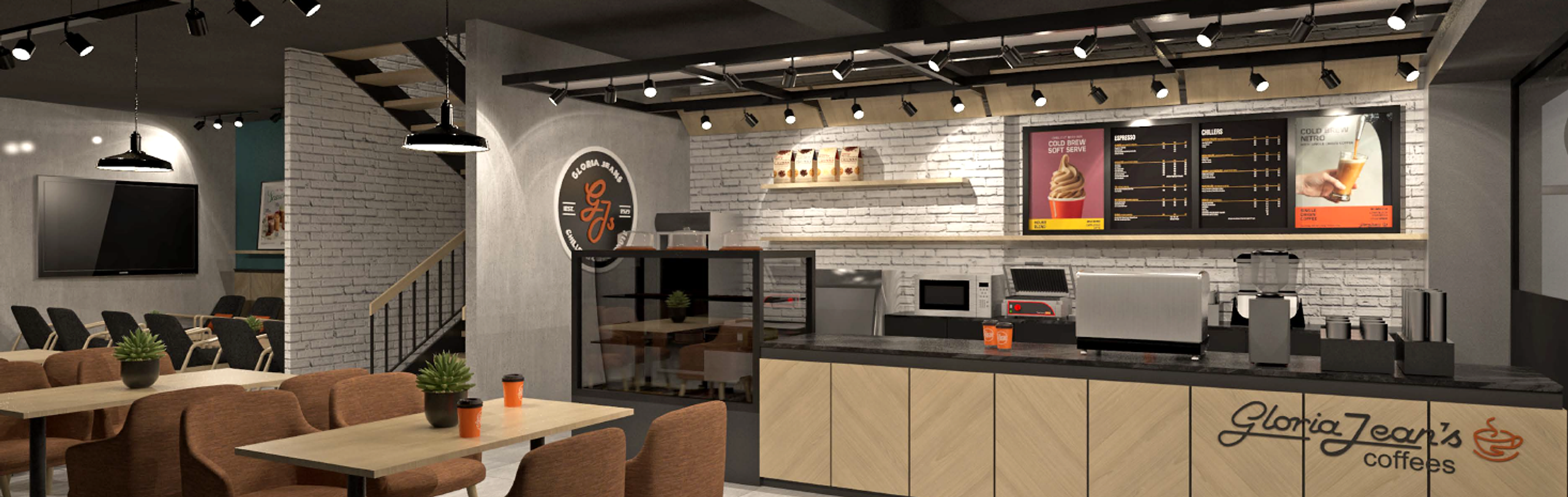 Gloria Jeans Coffees interior at Primecastle